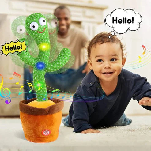 Cactus Plush Toy: Singing, Dancing, and Learning Fun